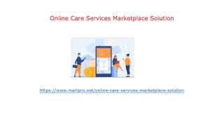 Online Care Services Marketplace Solution