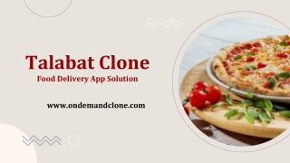 Talabat Clone Food Delivery App Solution