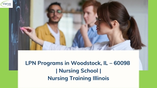 LPN Programs in Woodstock, IL – 60098 | Nursing School | Nursing Training