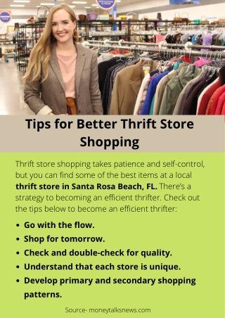 Tips for Better Thrift Store Shopping