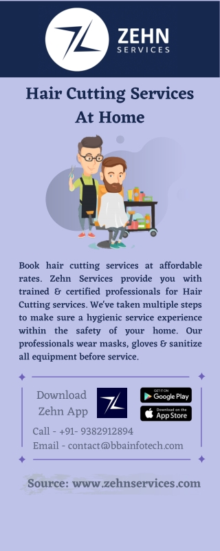 Hair Cutting Services At Home