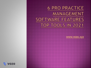 6 Pro Practice Management Software Features