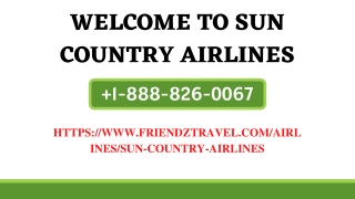 Sun Country Last Minute Deals  1(888)826-0067