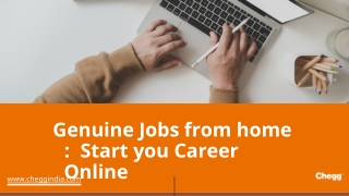 15 Genuine Jobs from home  Start you Career Online-converted
