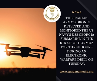 Iranian Drones Track US Submarine | United States Media Agency in MI