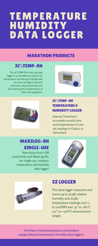 Temperature Humidity Data Logger - Marathon Products