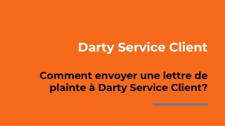 Darty Service Client