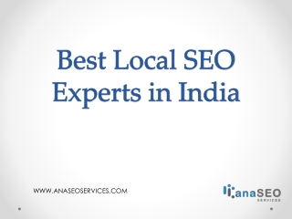 Best Local SEO Experts in India - www.anaseoservices.com