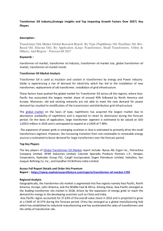 Transformer Oil.docx