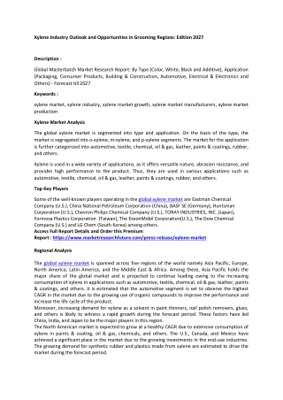 Xylene Market Analysis.docx