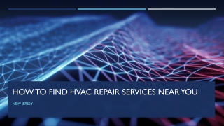 How to Find HVAC Repair Services near You