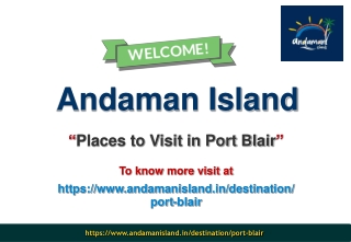 Places to Visit in Port Blair