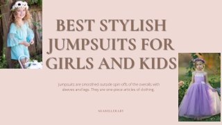 Best Stylish Jumpsuits for Girls and kids