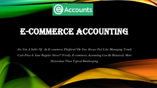 Online accountant UK | Ecommerce accounting services