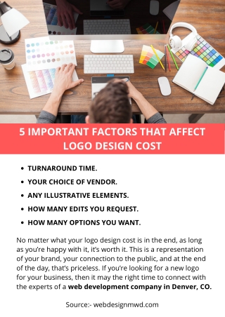 5 IMPORTANT FACTORS THAT AFFECT LOGO DESIGN COST