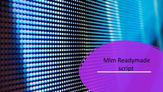 MLM readymade script