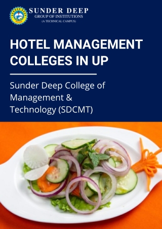 Find information about hotel management course after 12th