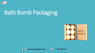 Bath Bomb Packaging