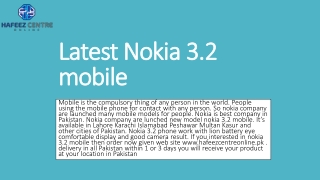 nokia 3.2