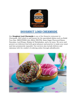 Doughnut Lord Chermside