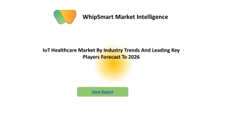 IoT in Healthcare Market