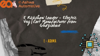 E Rickshaw Loader - Electric VegCart Manufacturer from Ghaziabad (1)