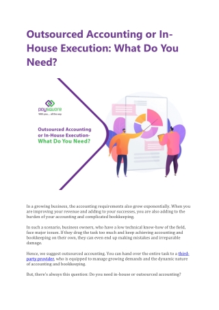 Outsourced Accounting or InHouse Execution What Do You Need