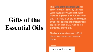 Gifts of the Essential Oils