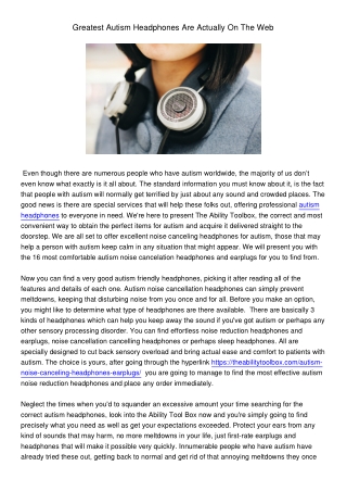 GreatestAutismHeadphonesAreActuallyOnTheWeb