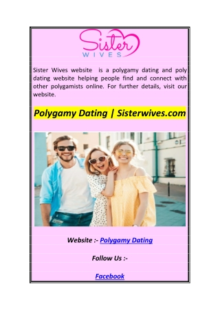 Polygamy Dating  Sisterwives.com