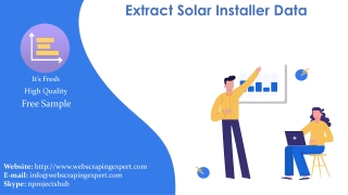 Extract Solar Installer Data