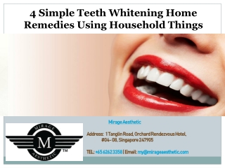 4 Simple Teeth Whitening Home Remedies Using Household Things