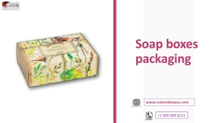 Soap boxes packaging