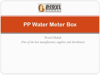 Get PP Water Meter Box