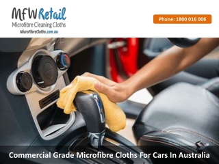 Commercial Grade Microfibre Cloths For Cars In Australia