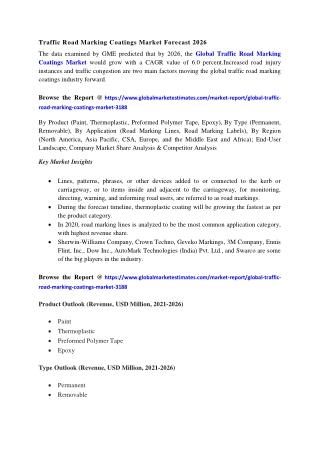 COVID-19 Impact on Global Traffic Road Marking Coatings Market