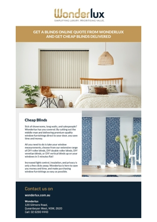Cheap Blinds