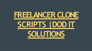 Readymade Best Freelancer Clone Script - Readymade Clone Script