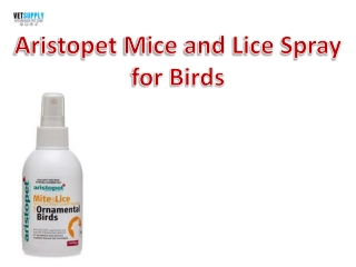 Aristopet Mite and Lice Spray for Birds | Bird Supplies | VetSupply