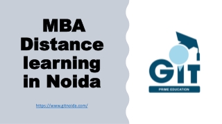 MBA Distance Learning in Noida