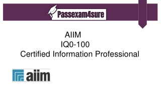 PassExam4Sure | Latest IQ0-100   Dumps  with  PDF and IQ0-100  Questions