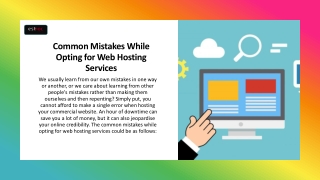 Common Web Hosting Mistakes | EstNoc