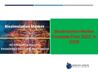 Biosimulation Market Expected to reach US$5,680.595 million by 2026