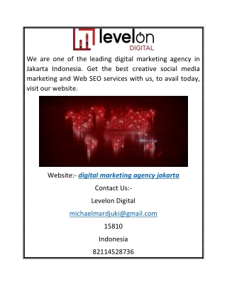 Digital marketing agency jakarta | Levelondigital.com