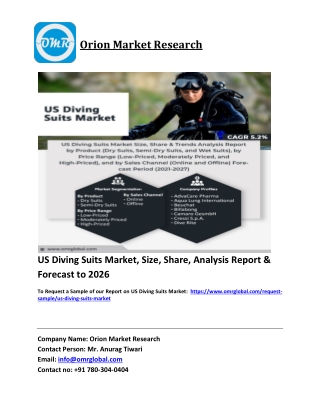 US Diving Suits Market Trends, Size, Competitive Analysis and Forecast 2021-2027