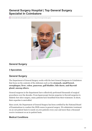 sriramakrishnahospital.com-General Surgery Hospital  Top General Surgery Specialist In Coimbatore