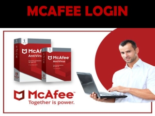 MCAFEE LOGIN