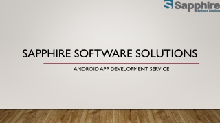 Android App Development Company | Android Development Services