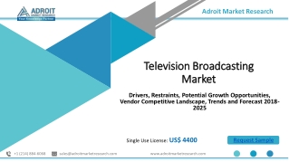 Television Broadcasting Market Size - Overview Analysis 2025