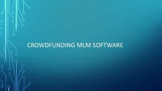 READYMADE CROWDFUNDING MLM SOFTWARE